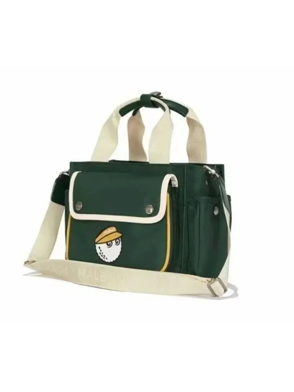 New Malbon Golf Boston Bag Shoulder Bag 2 Colors Available